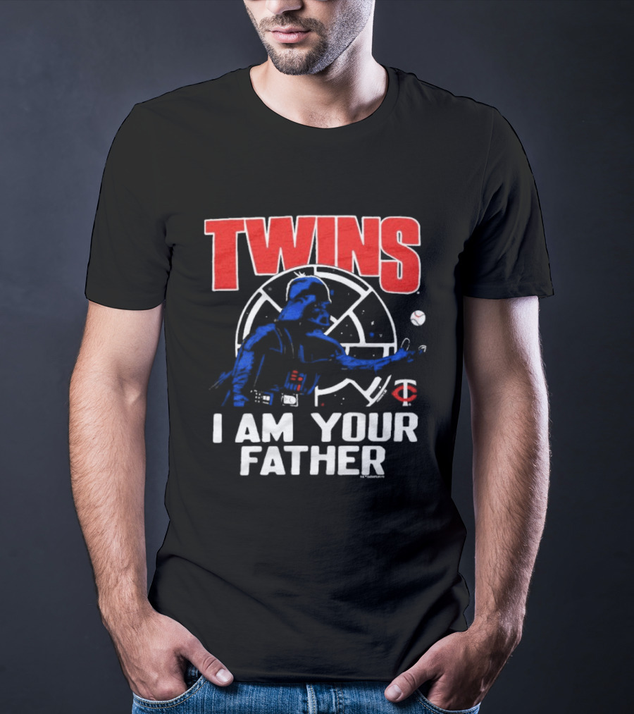 Star Wars Twins I Am Your Father Baseball T-Shirt