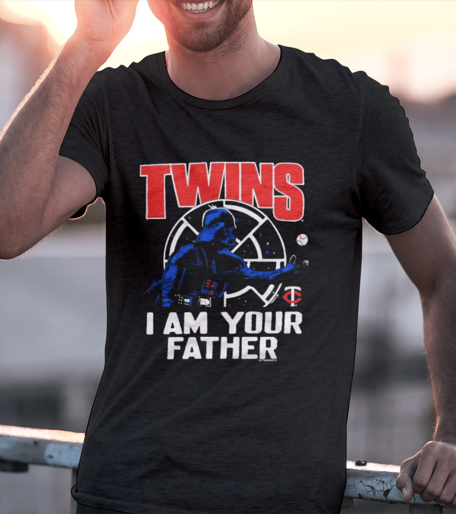 Star Wars Twins I Am Your Father Baseball T-Shirt