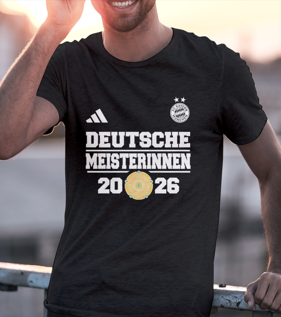 FC Bayern Munich Deutsche Meisterinnen 2026 T-Shirt