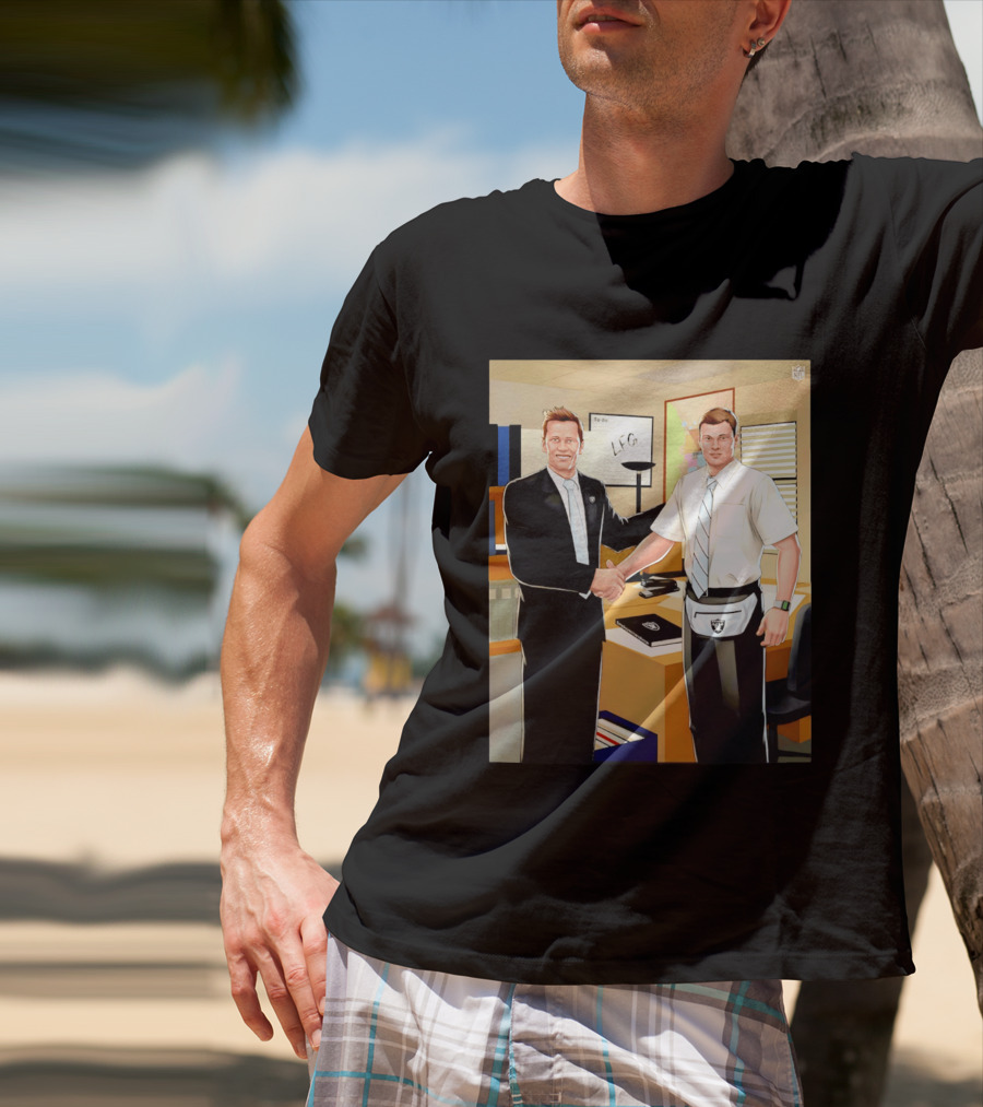 Fernando Mendoza Tom Brady Handshake NFL LFG Las Vegas Raiders T-Shirt