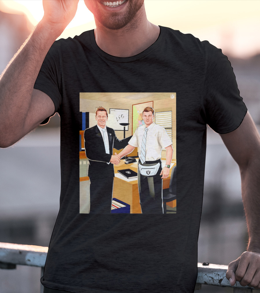 Fernando Mendoza Tom Brady Handshake NFL LFG Las Vegas Raiders T-Shirt