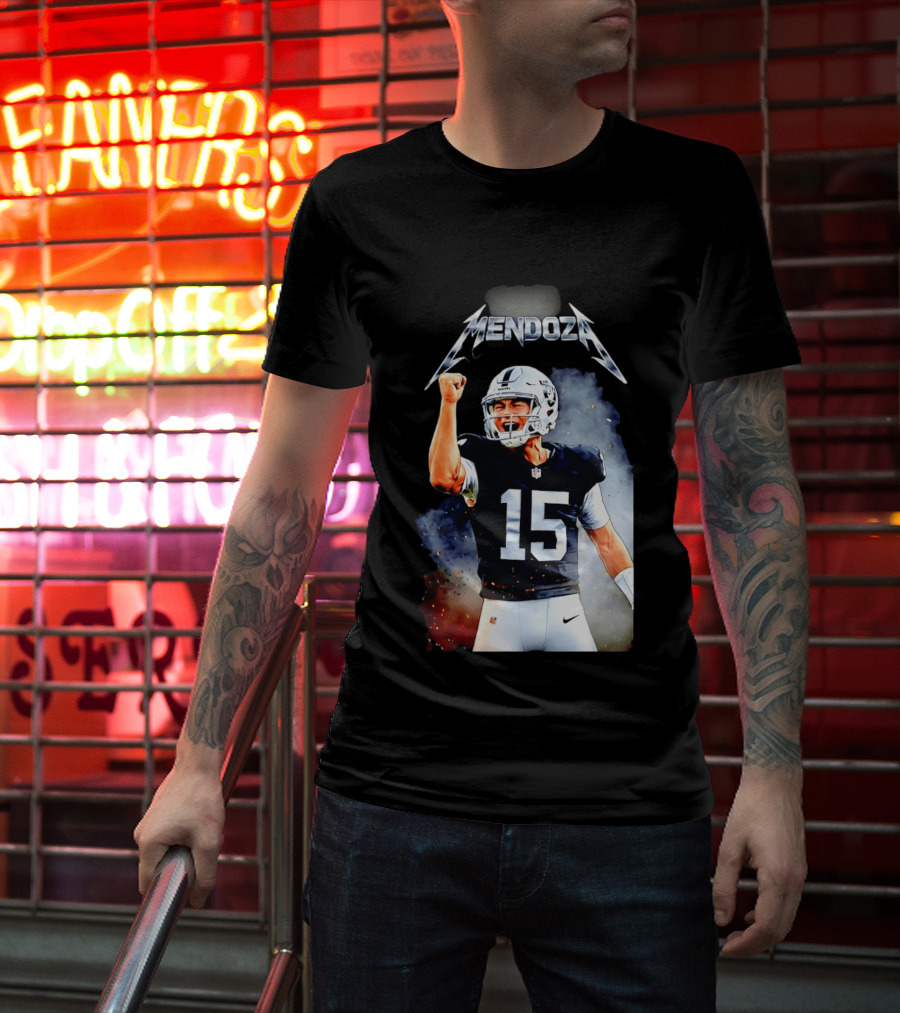 Mendoza Las Vegas Raiders 2026 Draft Fan Gear T-Shirt