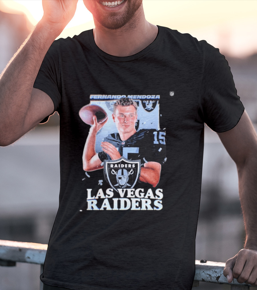 Fernando Mendoza Las Vegas Raiders Quarterback 2026 Mock Draft Prospect T-Shirt