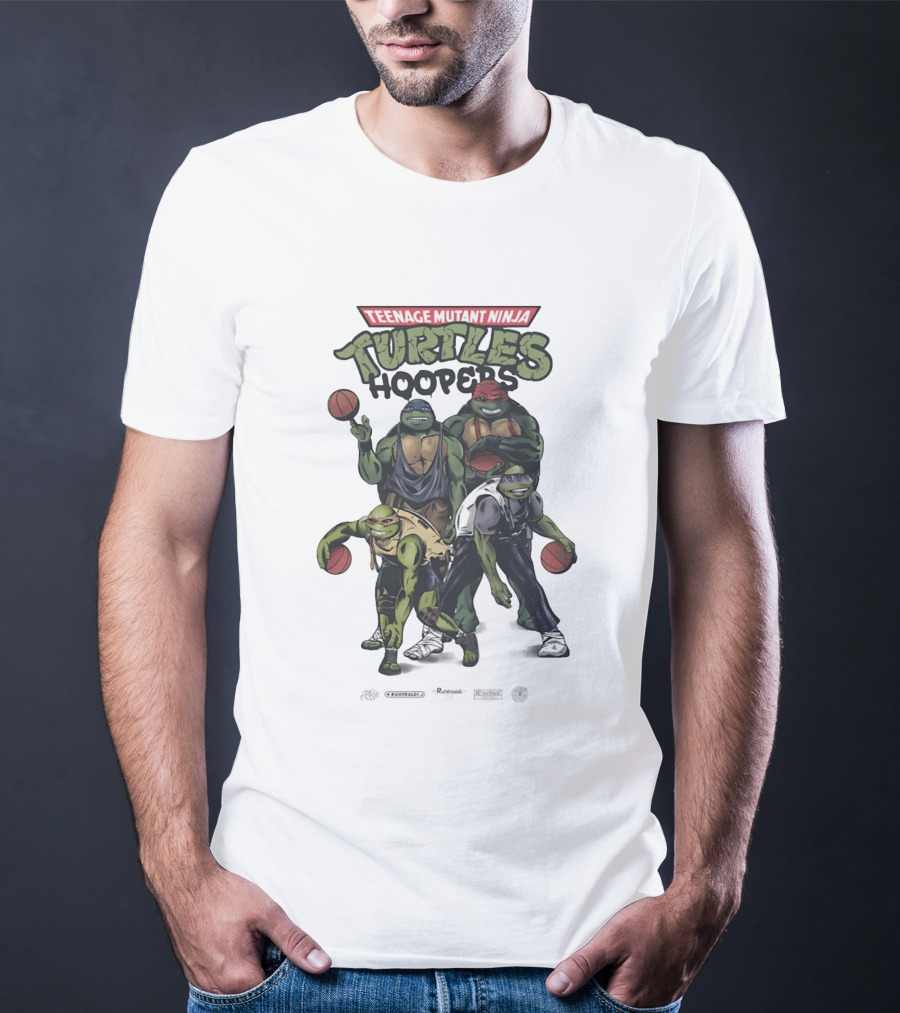 Teenage Mutant Ninja Turtles Hoopers Basketball Crossover New York Knicks T-Shirt
