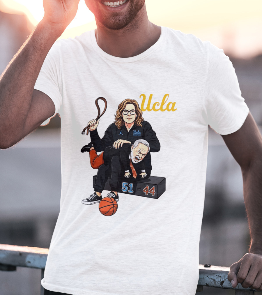UCLA Bruins Cori Close Vs Vic Schaefer Texas Longhorns 2026 Women's NCAA Tournament Score 51 44 T-Shirt