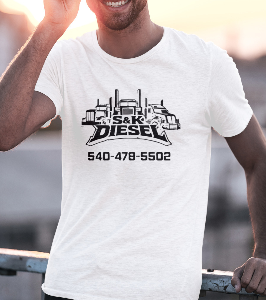 S&K Diesel Trucking Services 540 478 5502 T-Shirt