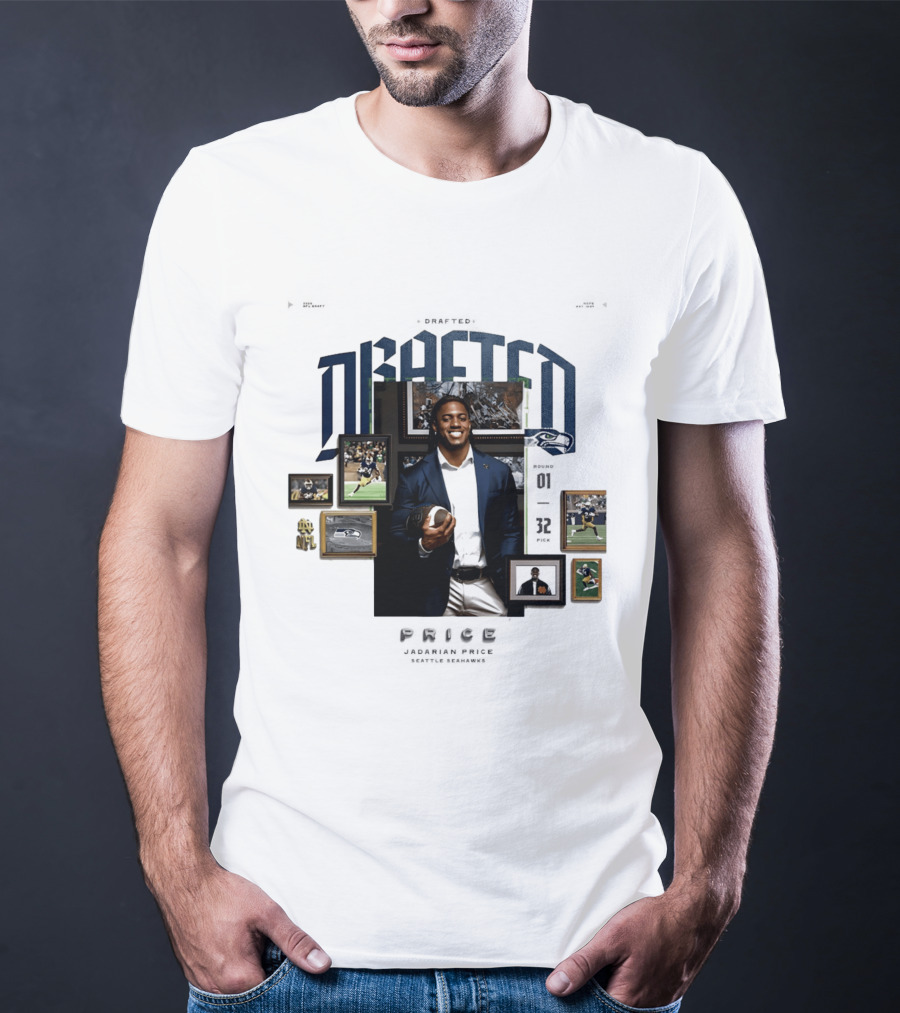 Seattle Seahawk 2026 Drafted Jadarian Price Football Highlights NFL T-Shirt