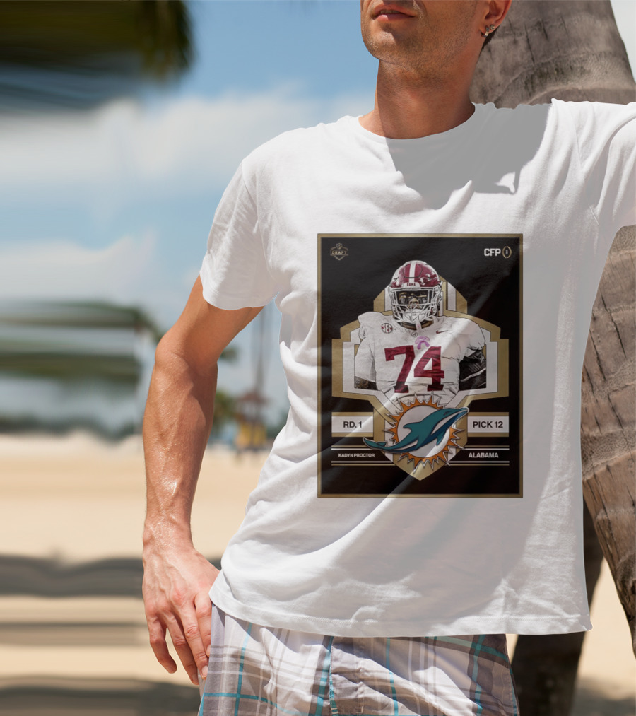 Kadyn Proctor Alabama Crimson Tide Pick 12 Draft 2026 T-Shirt