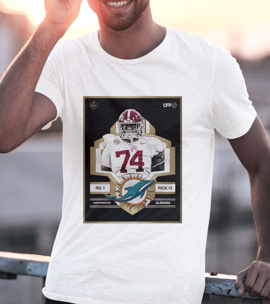 Kadyn Proctor Alabama Crimson Tide Pick 12 Draft 2026 T-Shirt