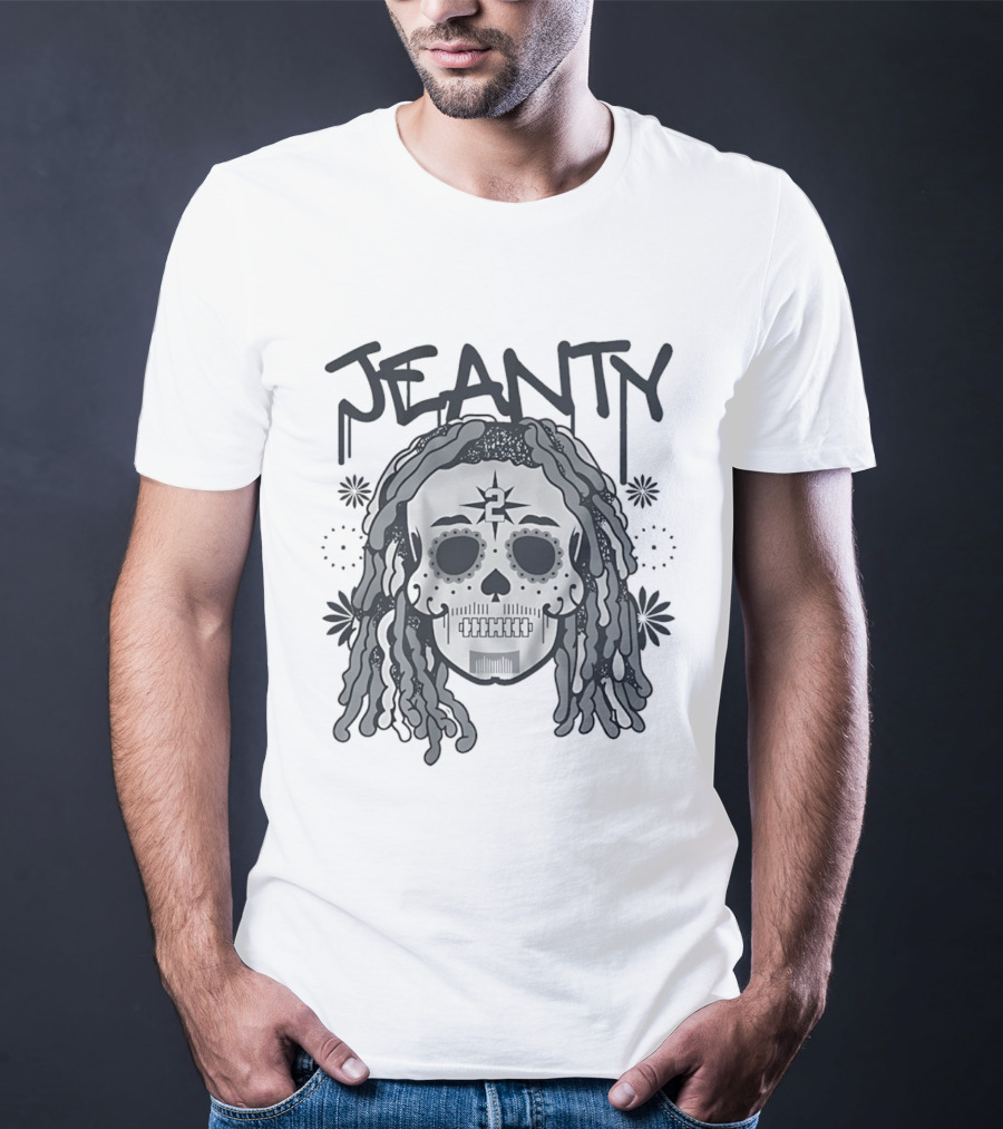 Las Vegas Jeanty Number 2 Sugar Skull Remix T-Shirt