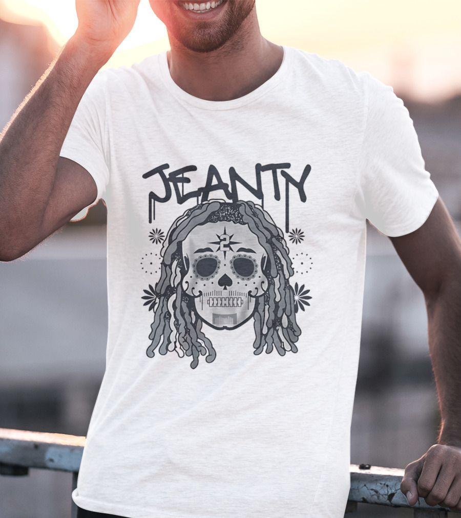 Las Vegas Jeanty Number 2 Sugar Skull Remix T-Shirt