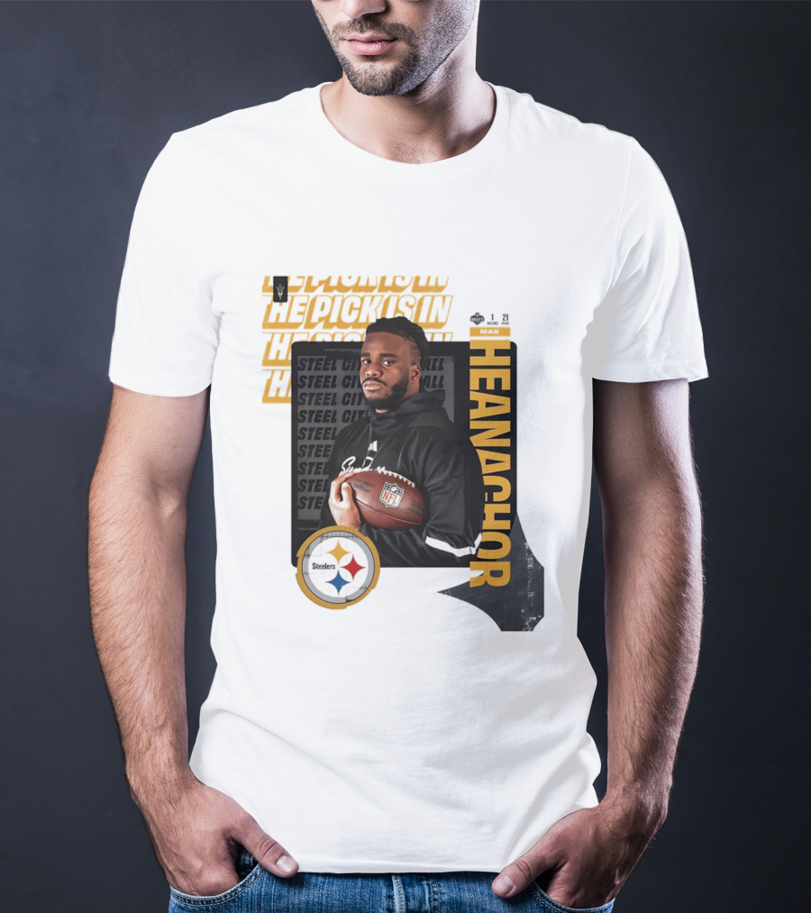 Max Iheanachor Steelers NFL Draft Round 1 Pick 21 2026 T-Shirt