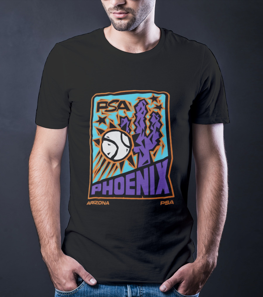 Phoenix Suns PSA Cactus Basketball Stars Arizona T-Shirt