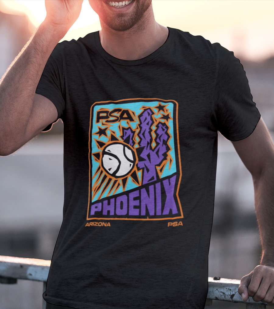Phoenix Suns PSA Cactus Basketball Stars Arizona T-Shirt