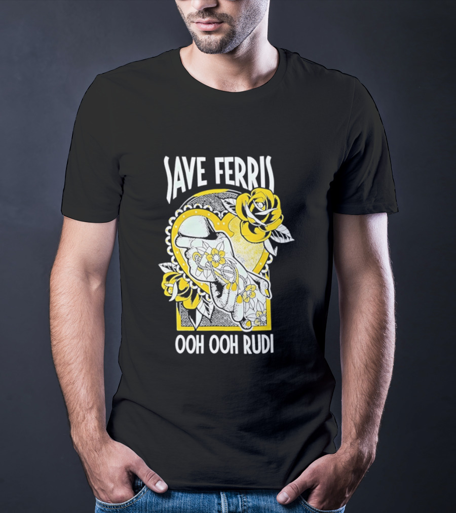 Save Ferris Ooh Ooh Rudi Rose T-Shirt