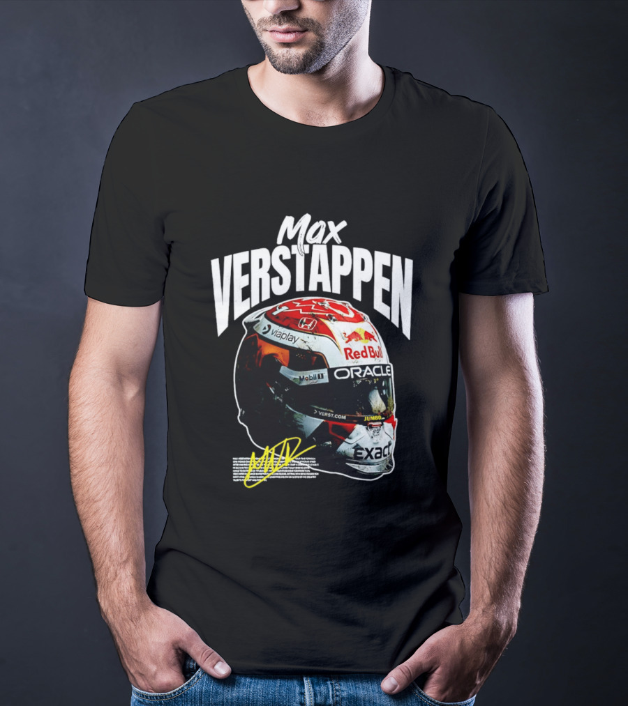 Max Verstappen Red Bull Oracle Racing Helmet T-Shirt