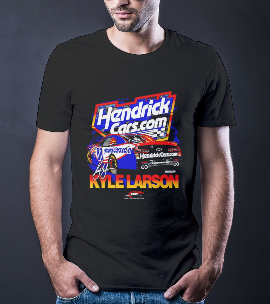 Kyle Larson HendrickCars.com No 88 Chevrolet Camaro SS Racing T-Shirt