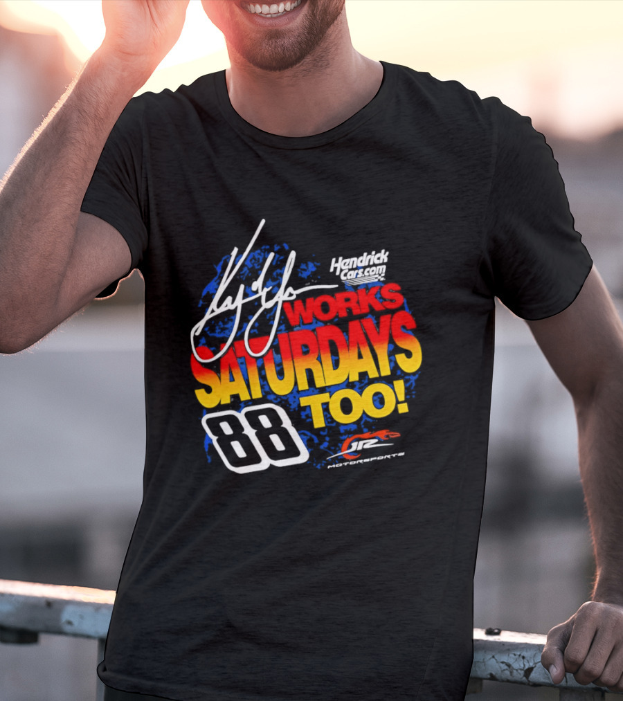Kyle Larson JR Motorsports Saturdays Too No 88 Chevrolet Camaro SS T-Shirt
