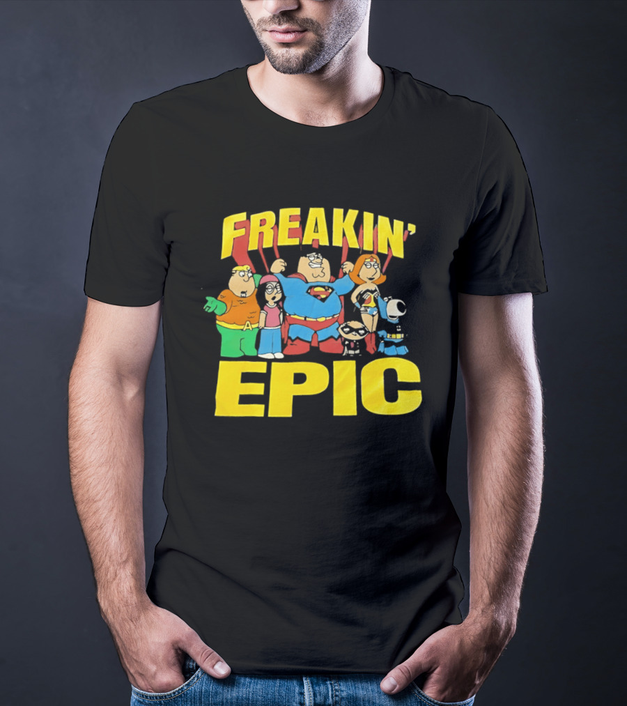 Family Guy Super Friends Freakin' Epic DC Comics Spoof T-Shirt
