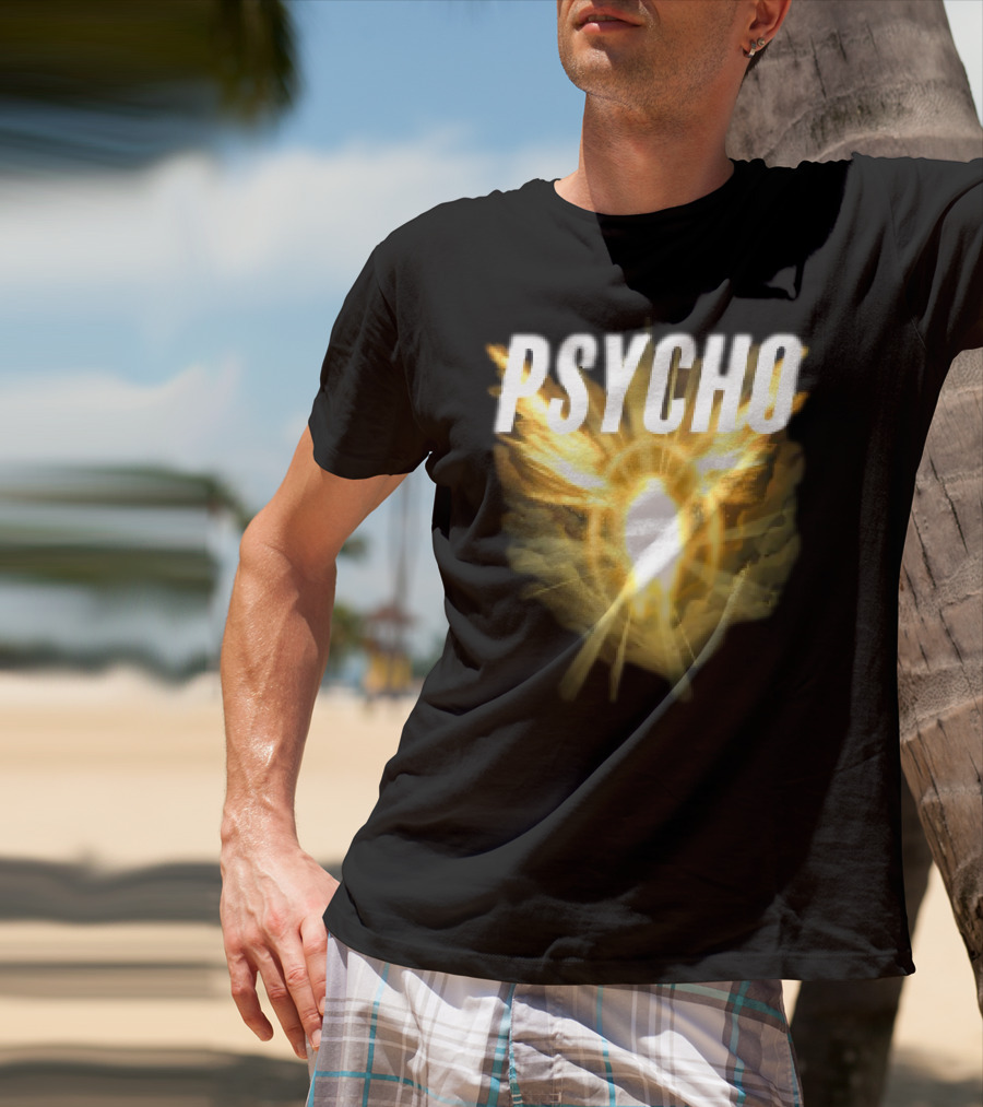 Psycho Sacred Light Angel Aesthetic T-Shirt