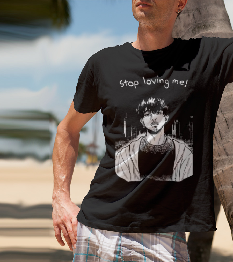 Stop Loving Me Manga Character Urban Scene T-Shirt