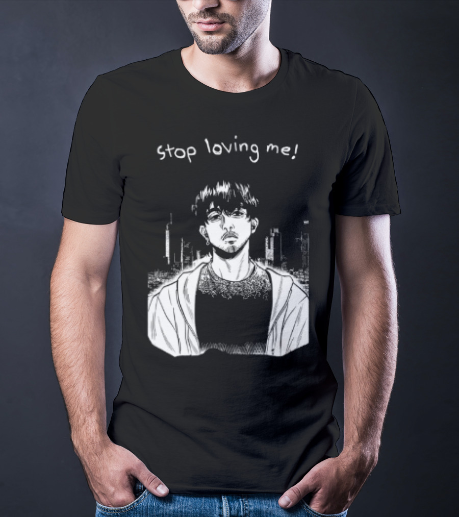 Stop Loving Me Manga Character Urban Scene T-Shirt