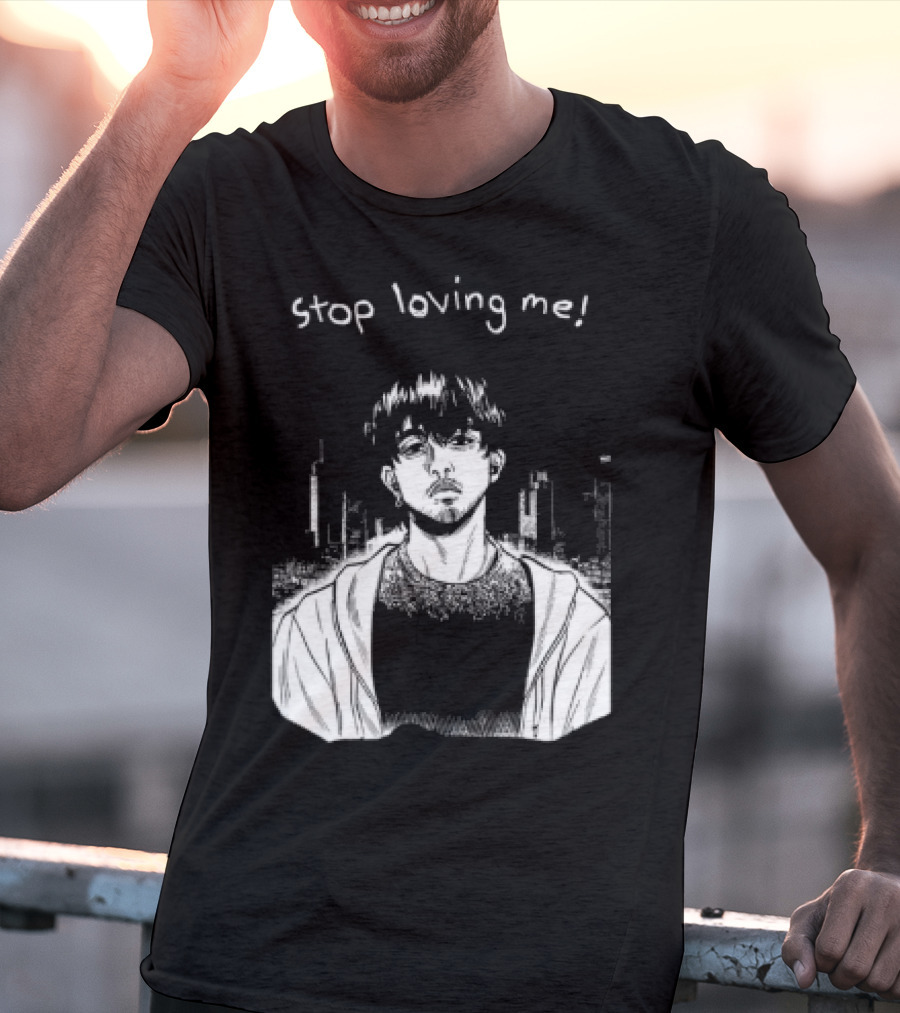 Stop Loving Me Manga Character Urban Scene T-Shirt