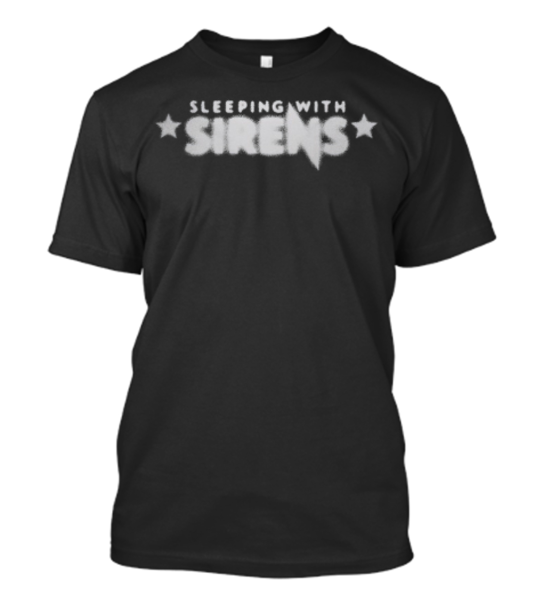 Sleeping With Sirens Starry Blurred Text T-Shirt