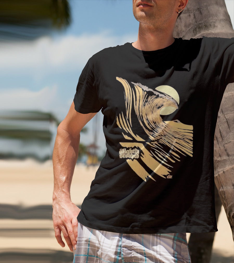 Slightly Stoopid Coffee Surf Co Alders Wave Art Vintage Sun T-Shirt