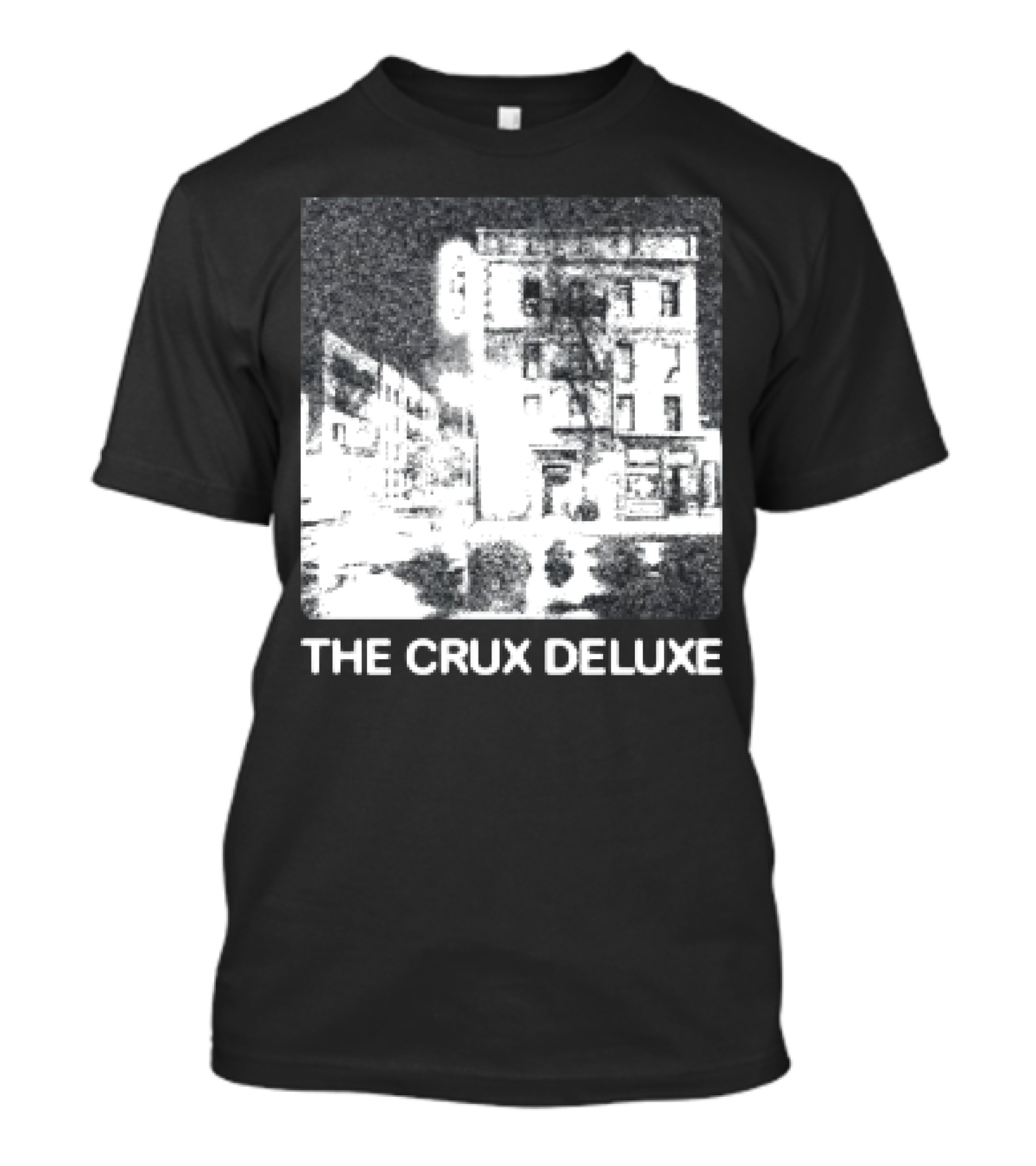 The Crux Deluxe Building Night Scene T-Shirt