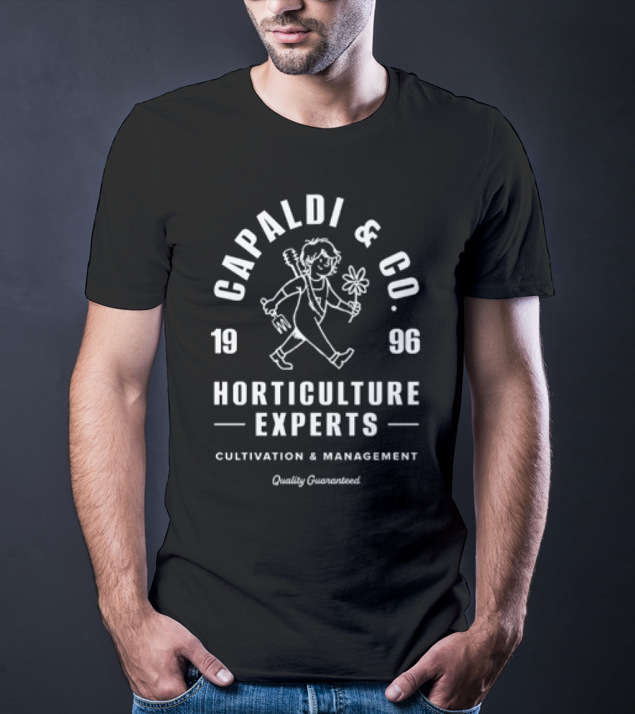 Capaldi And Co Horticulture Experts Cultivation And Management Retro 1996 Quality Guaranteed T-Shirt