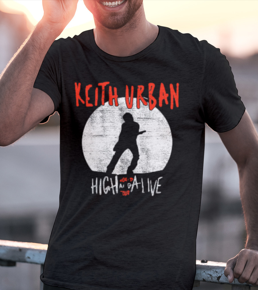 Keith Urban High And Alive World Tour 2023 T-Shirt