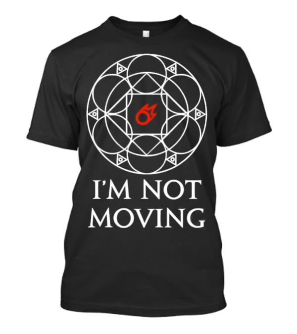 I'm Not Moving Ley Lines Circle Sphere T-Shirt