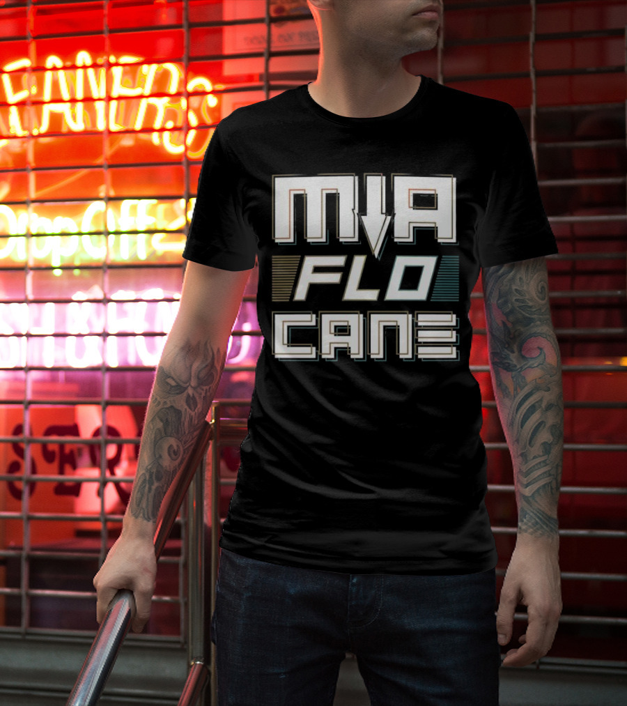Miami Flo Cane Retro Neon Vibes T-Shirt