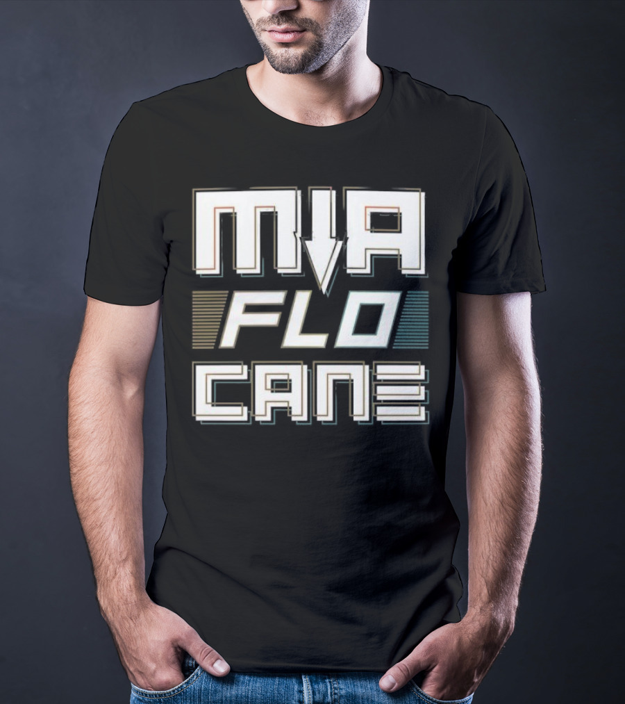 Miami Flo Cane Retro Neon Vibes T-Shirt