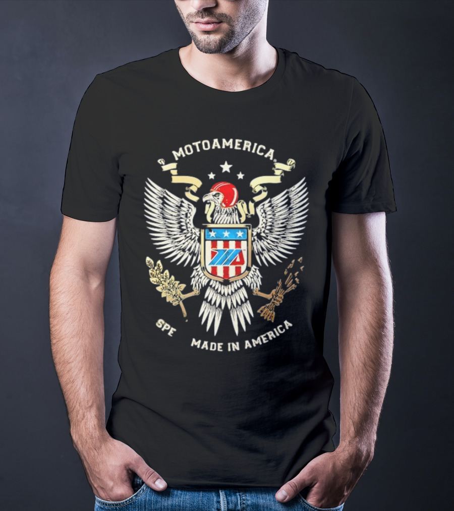 MotoAmerica American Eagle Speed Made In America T-Shirt