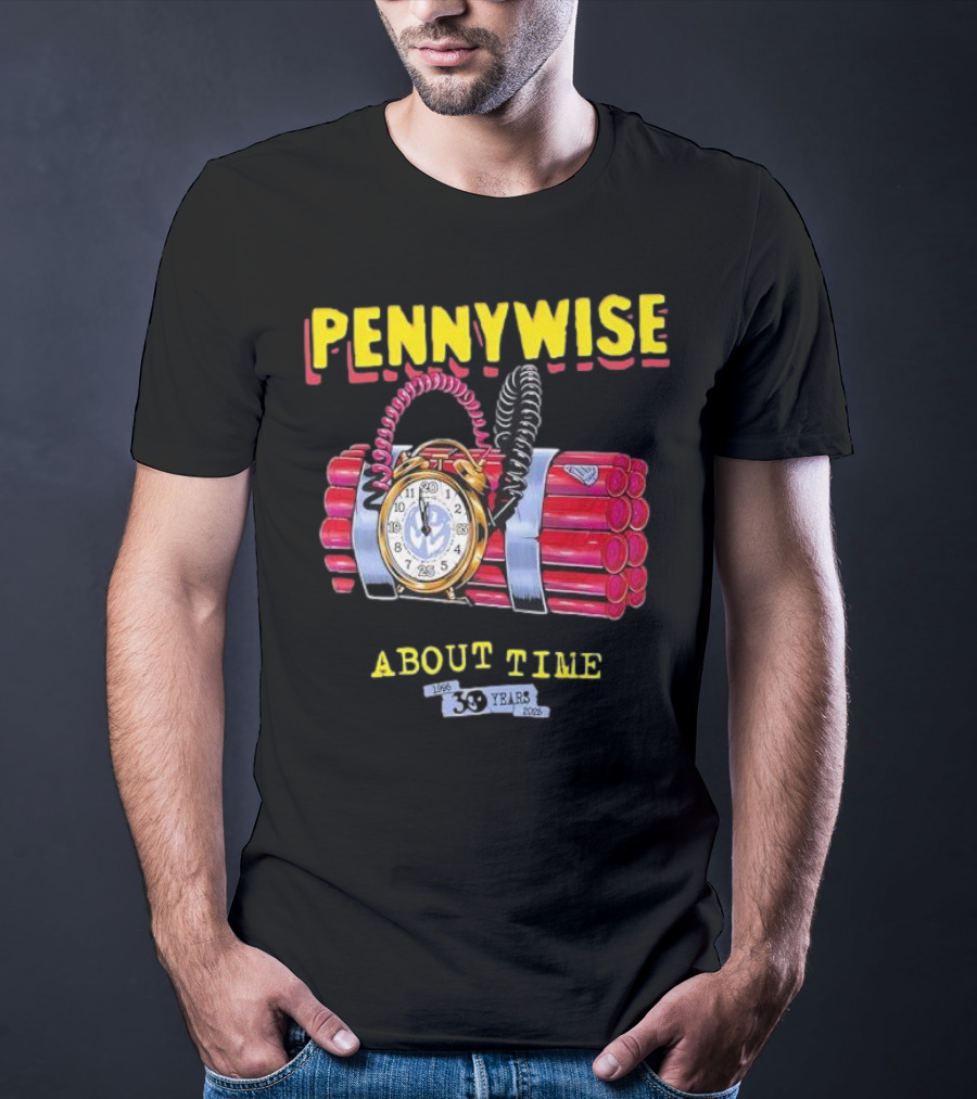 Pennywise About Time 30 Years 1996-2026 Anniversary Halloween T-Shirt