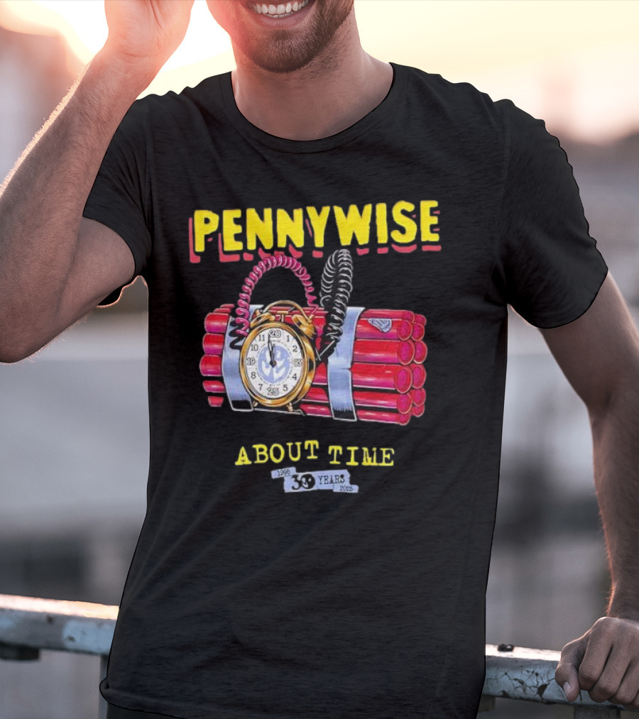 Pennywise About Time 30 Years 1996-2026 Anniversary Halloween T-Shirt