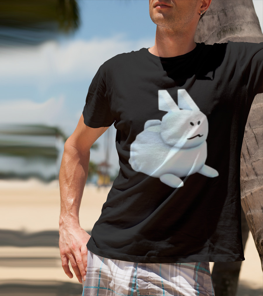 Reel Rebels Gubby Roblox Cute White Rabbit T-Shirt