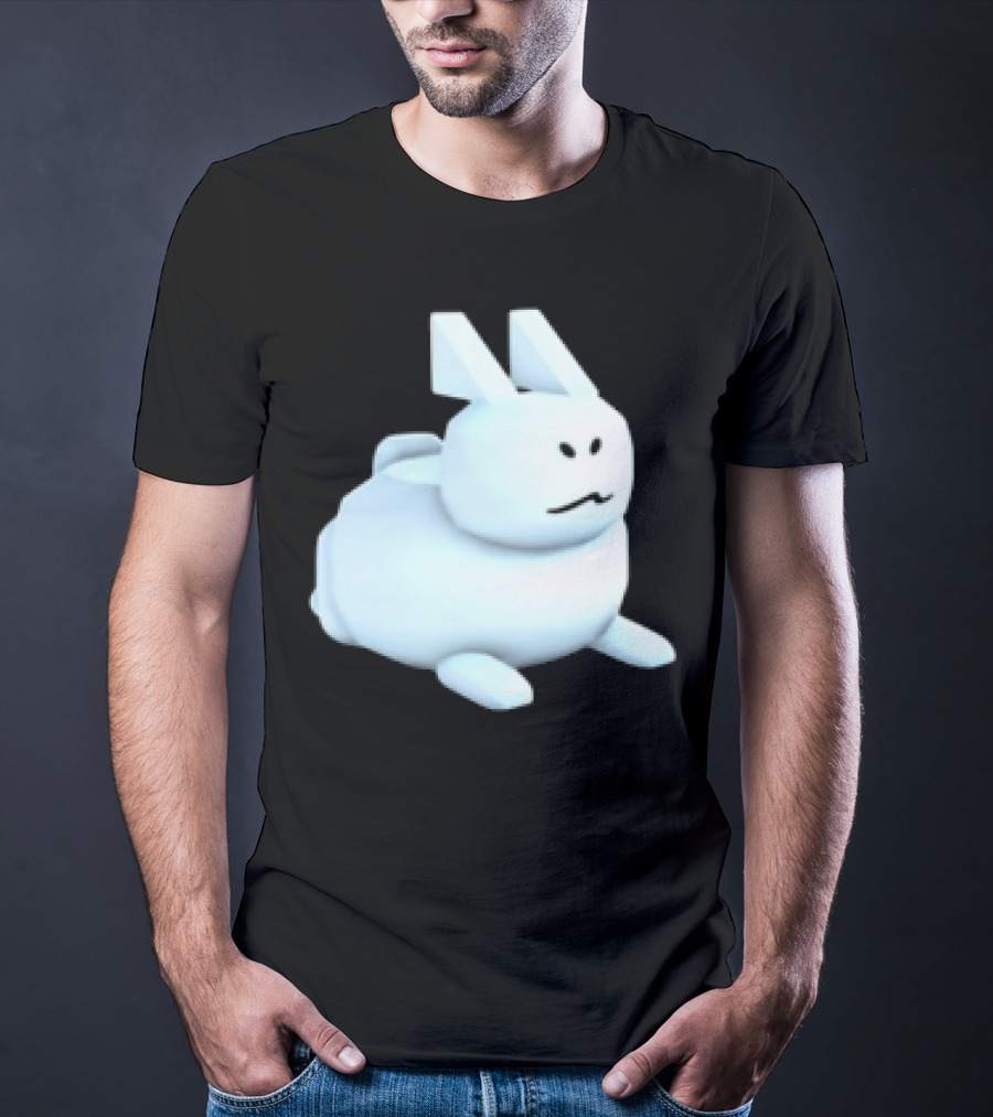 Reel Rebels Gubby Roblox Cute White Rabbit T-Shirt