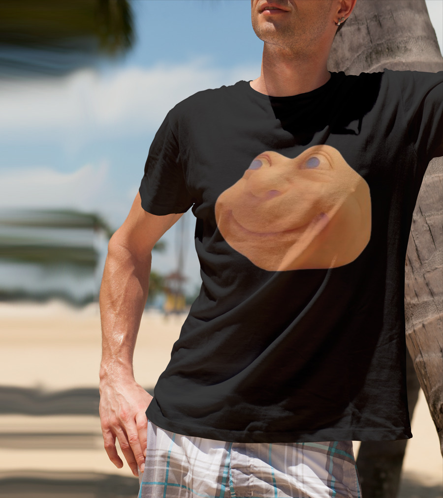 Halloween Costume Funny Expression Meme Face Pumpkin Head T-Shirt