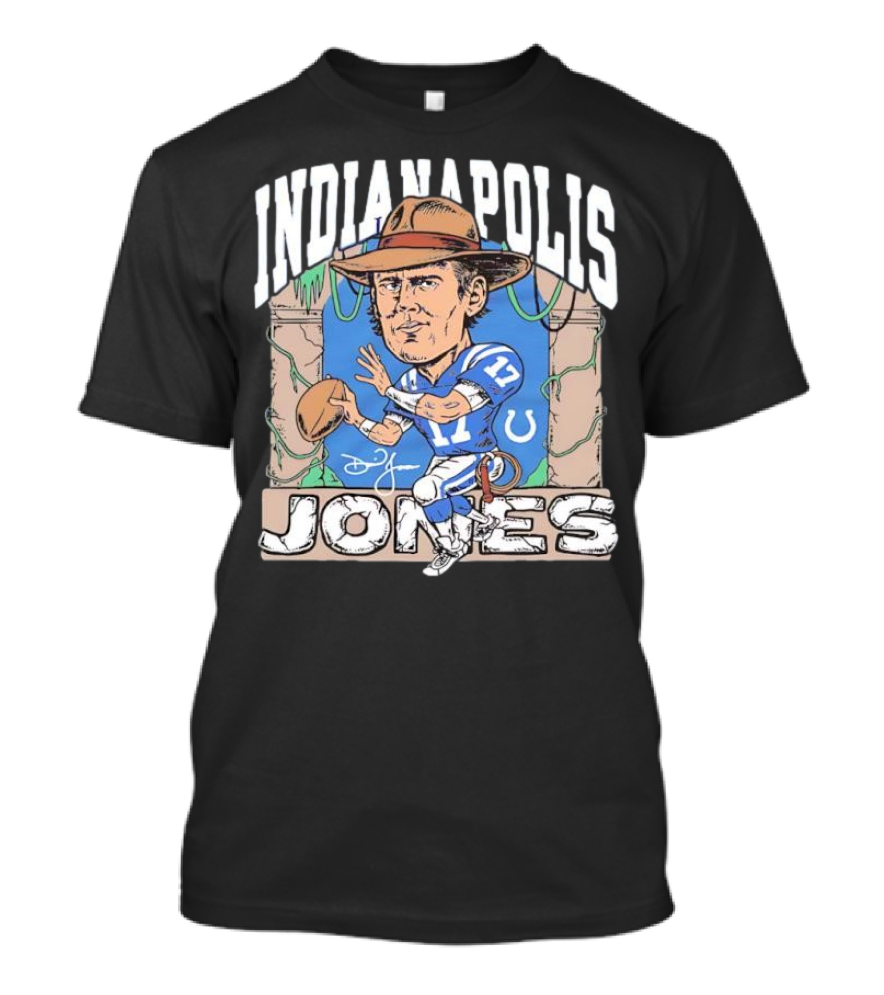 Indianapolis Jones Indianapolis Colts Daniel Jones Signature Adventure T-Shirt