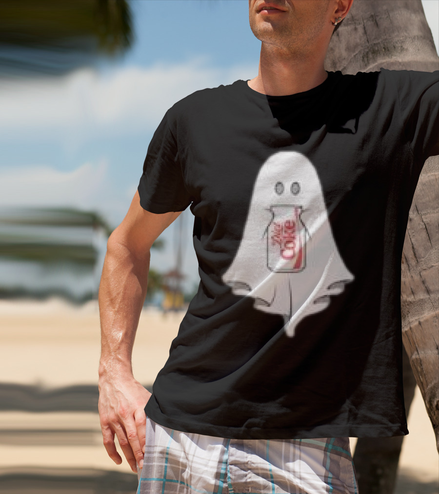 Ghost Drinking Diet Coke Can T-Shirt