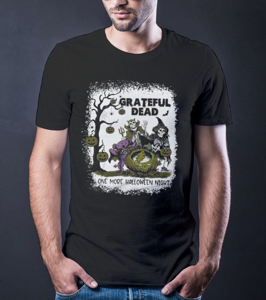 Grateful Dead One More Halloween Night 2025 Funny T-Shirt