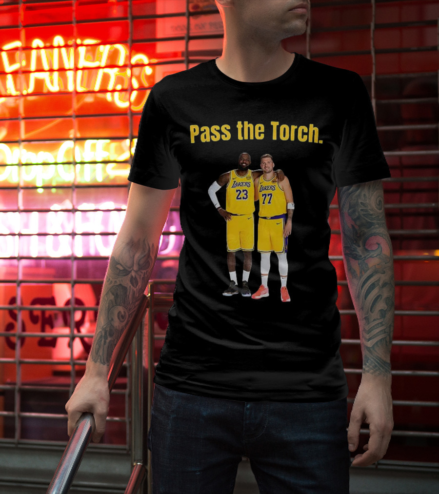 Lakers 23 And 77 Pass The Torch T-Shirt