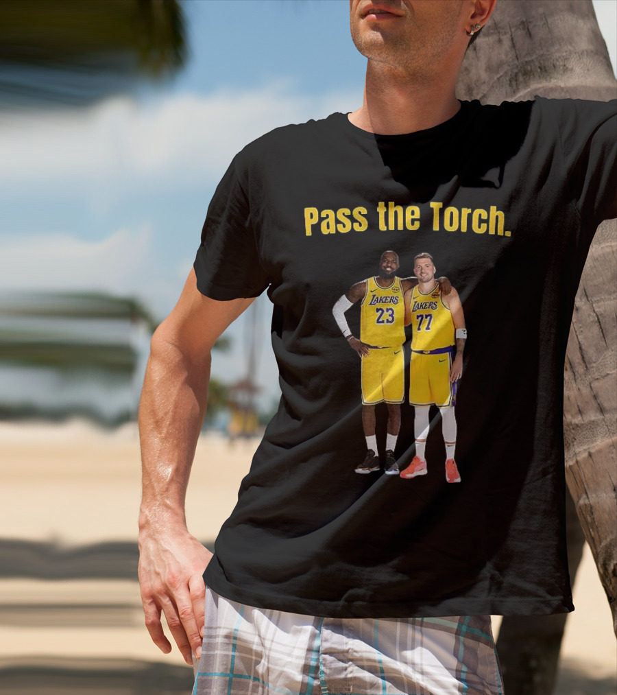 Lakers 23 And 77 Pass The Torch T-Shirt