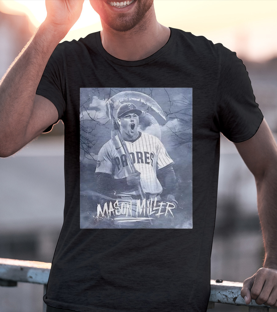 Mason Miller Padres Halloween Baseball 2025 T-Shirt