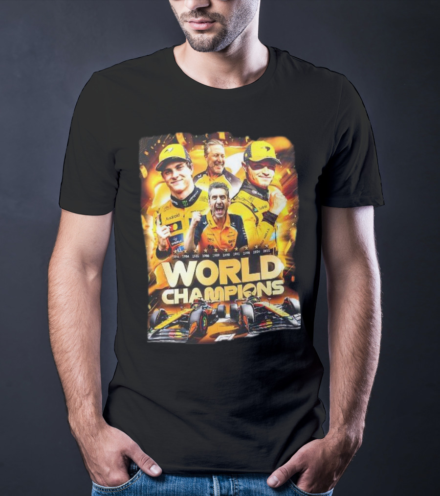McLaren World Champions 2025 Racing Legends T-Shirt