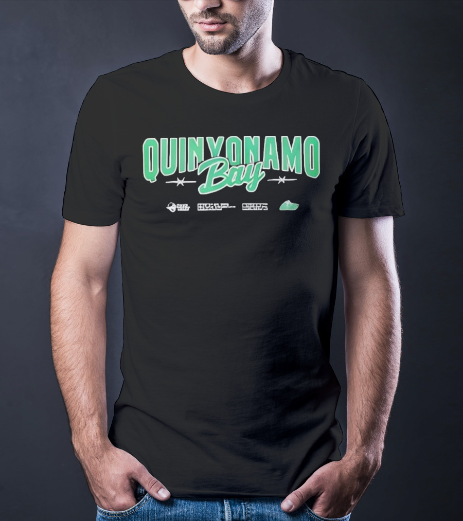 Quinyonamo Bay Authentic Merchandise Guantanamo Bay Exclusive Icons T-Shirt