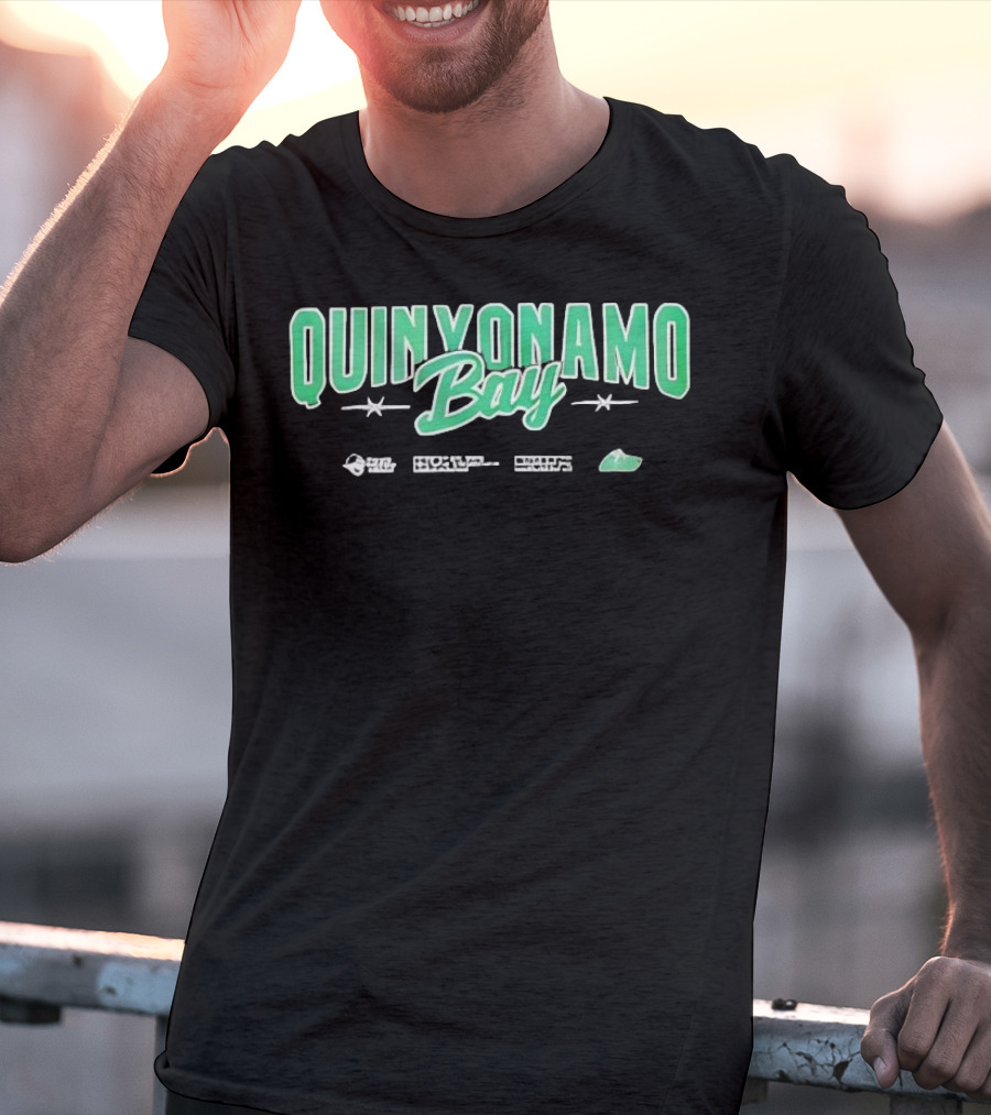 Quinyonamo Bay Authentic Merchandise Guantanamo Bay Exclusive Icons T-Shirt